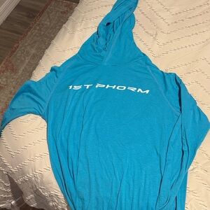 1st Phorm Blue Lightweight Hoodie